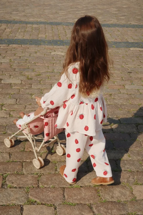 Konges Sløjd Overdele | Coco ladybug bluse - ladybug bow