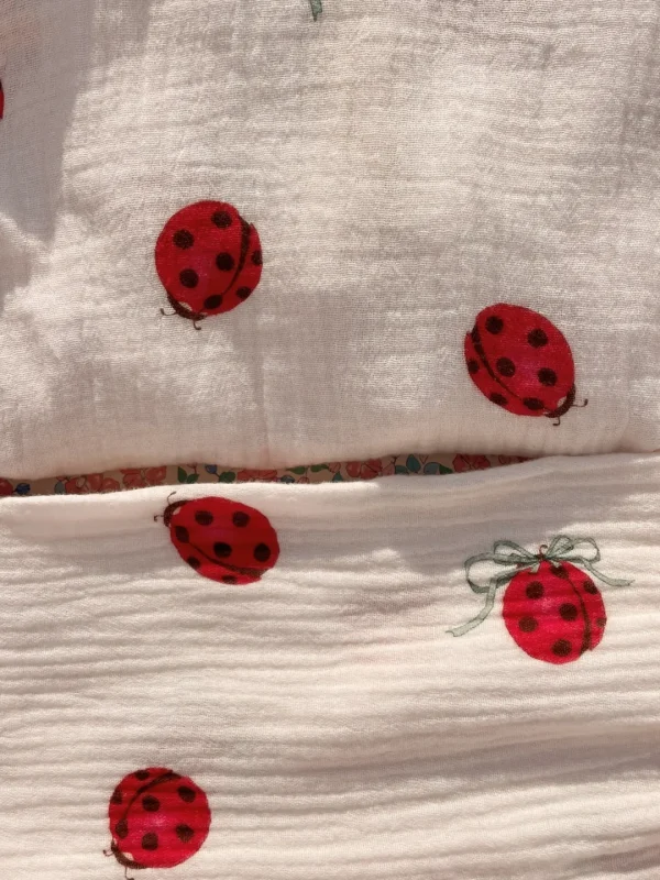 Konges Sløjd Overdele | Coco ladybug bluse - ladybug bow