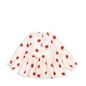 Konges Sløjd Overdele | Coco ladybug bluse - ladybug bow