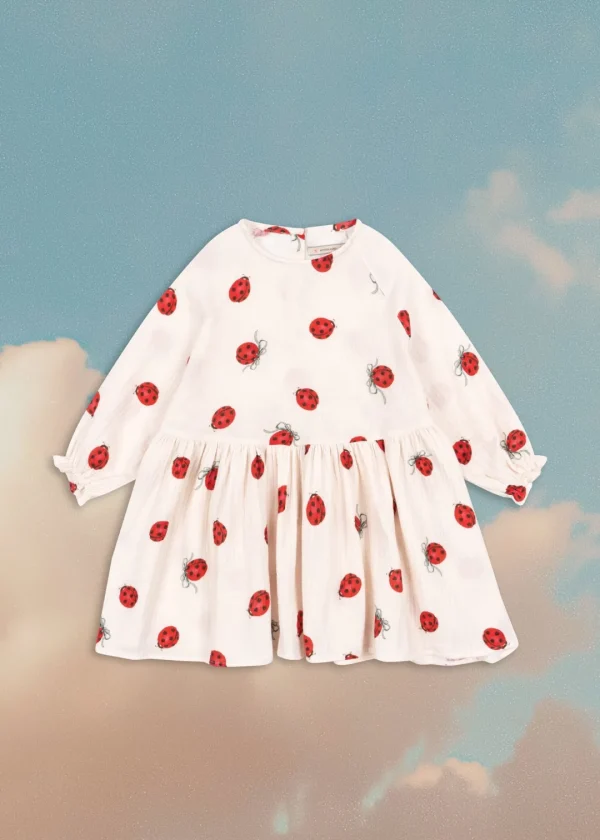 Konges Sløjd Kjoler | Coco ladybug kjole - ladybug bow