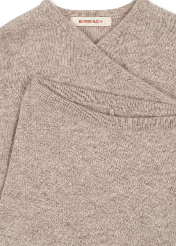 Konges Sløjd Overdele | Underdele | dio cashmere sæt - CAMEL MELANGE