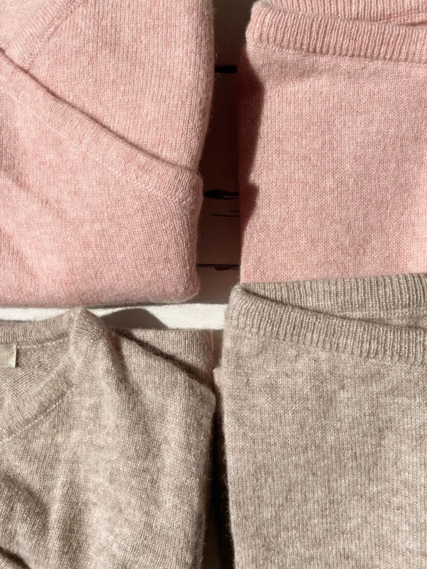 Konges Sløjd Overdele | Underdele | dio cashmere sæt - ROSE MELANGE