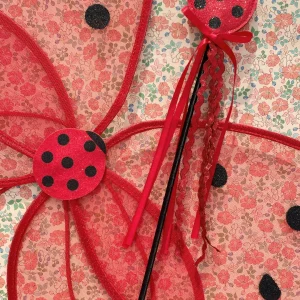 Konges Sløjd Kreativ & Spil | Fairy ladybug kostume - ladybug glitter