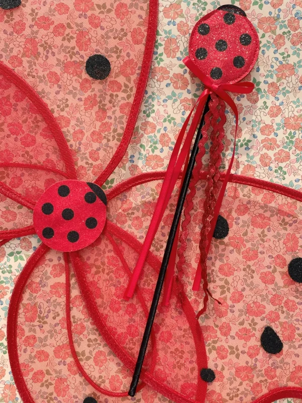 Konges Sløjd Kreativ & Spil | Fairy ladybug kostume - ladybug glitter