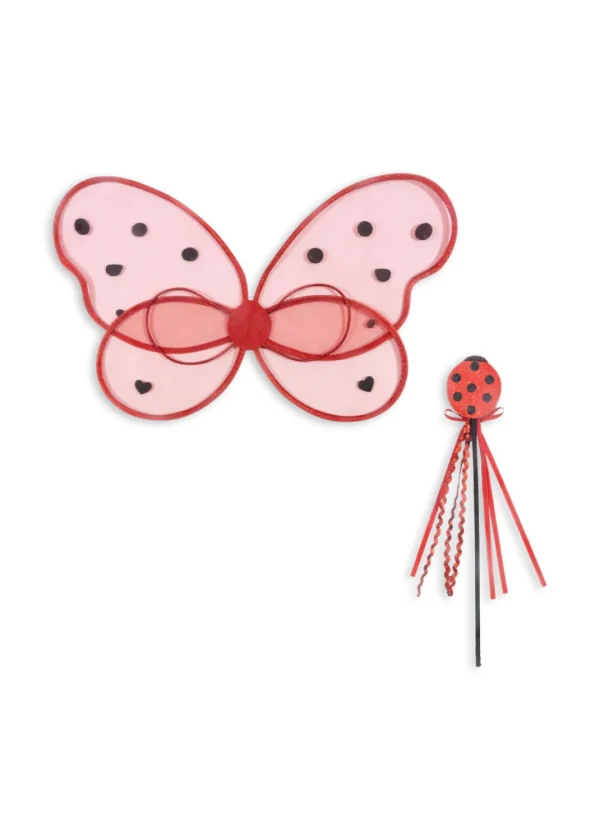 Konges Sløjd Kreativ & Spil | Fairy ladybug kostume - ladybug glitter