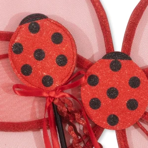 Konges Sløjd Kreativ & Spil | Fairy ladybug kostume - ladybug glitter