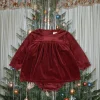 Konges Sløjd Overdele | Jingle twinkle romper - red dahlia