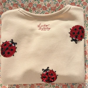 Konges Sløjd Overdele | Lou Ladybug Sweatshirt - ladybug glitter