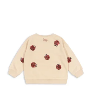 Konges Sløjd Overdele | Lou Ladybug Sweatshirt - ladybug glitter