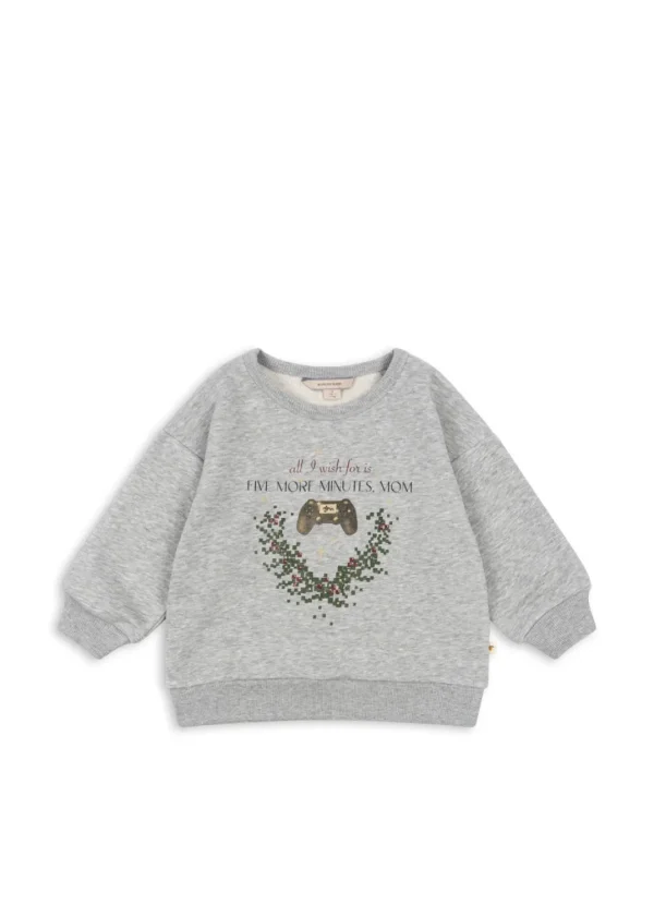 Konges Sløjd Overdele | lou sweatshirt - grey melange