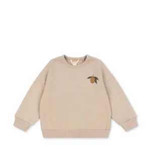 Konges Sløjd Overdele | lou sweatshirt - OXFORD TAN LEMON