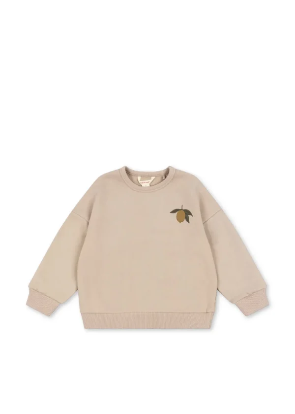 Konges Sløjd Overdele | lou sweatshirt - OXFORD TAN LEMON