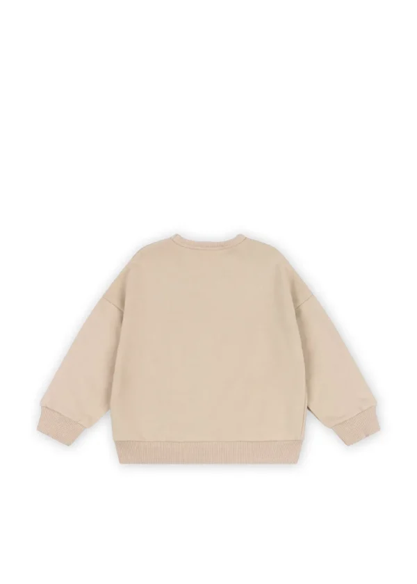 Konges Sløjd Overdele | lou sweatshirt - OXFORD TAN LEMON