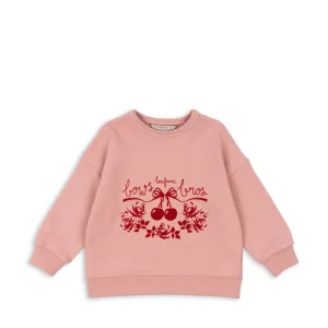 Konges Sløjd Overdele | Loupy lou sweatshirt - bow rose