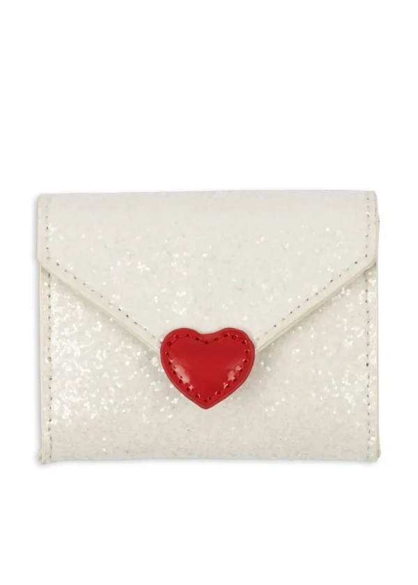 Konges Sløjd Tasker | Accessories | LOVE LETTER PUNG - cream glitter