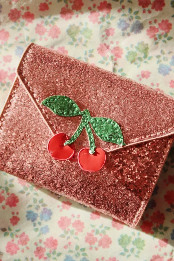 Konges Sløjd Tasker | Accessories | LOVE LETTER PUNG - pink glitter