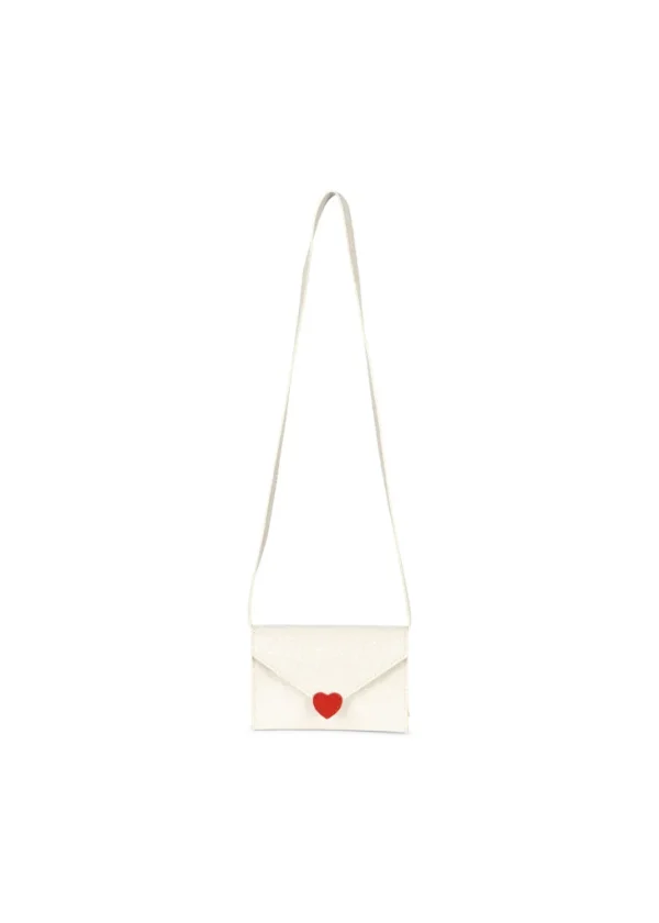 Konges Sløjd Tasker | Accessories | LOVE LETTER TASKE - cream glitter