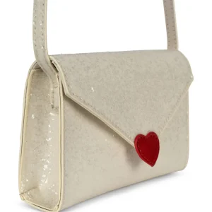 Konges Sløjd Tasker | Accessories | LOVE LETTER TASKE - cream glitter