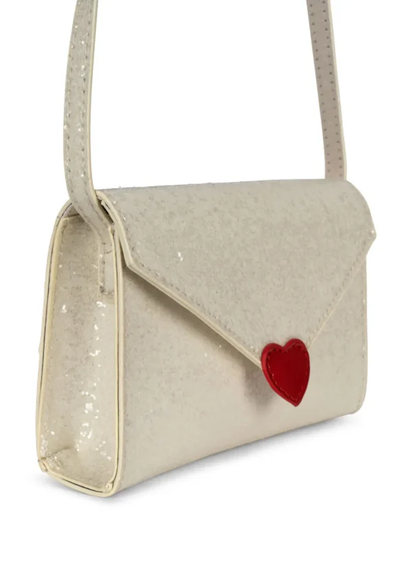 Konges Sløjd Tasker | Accessories | LOVE LETTER TASKE - cream glitter