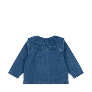 Konges Sløjd Overdele | magot skjorte - DENIM BLUE CHERRY