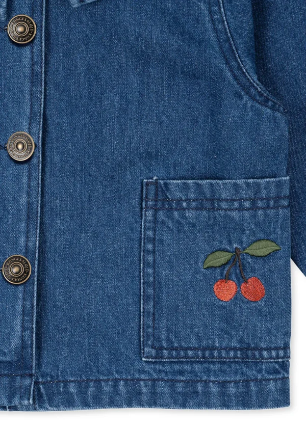 Konges Sløjd Overdele | magot skjorte - DENIM BLUE CHERRY