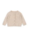 Konges Sløjd Overdele | MINO CARDIGAN - OFF WHITE MELANGE POINTELLE