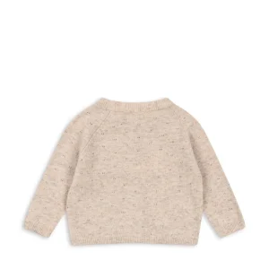 Konges Sløjd Overdele | MINO CARDIGAN - OFF WHITE MELANGE POINTELLE