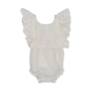 Konges Sløjd Overdele | posey romper - OPTIC WHITE