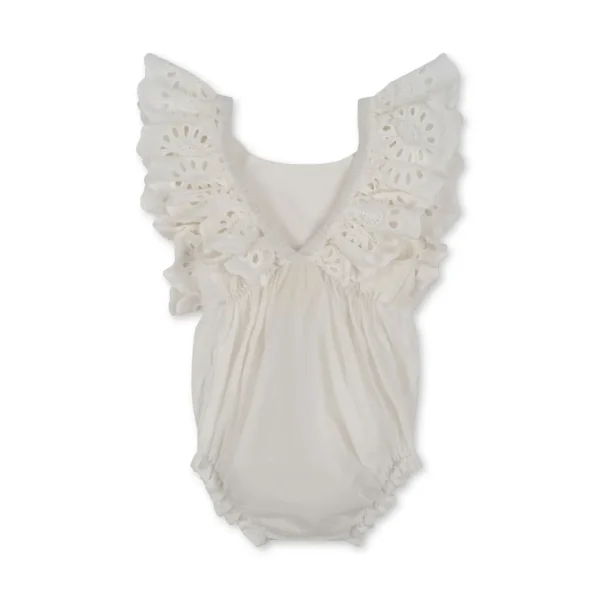 Konges Sløjd Overdele | posey romper - OPTIC WHITE