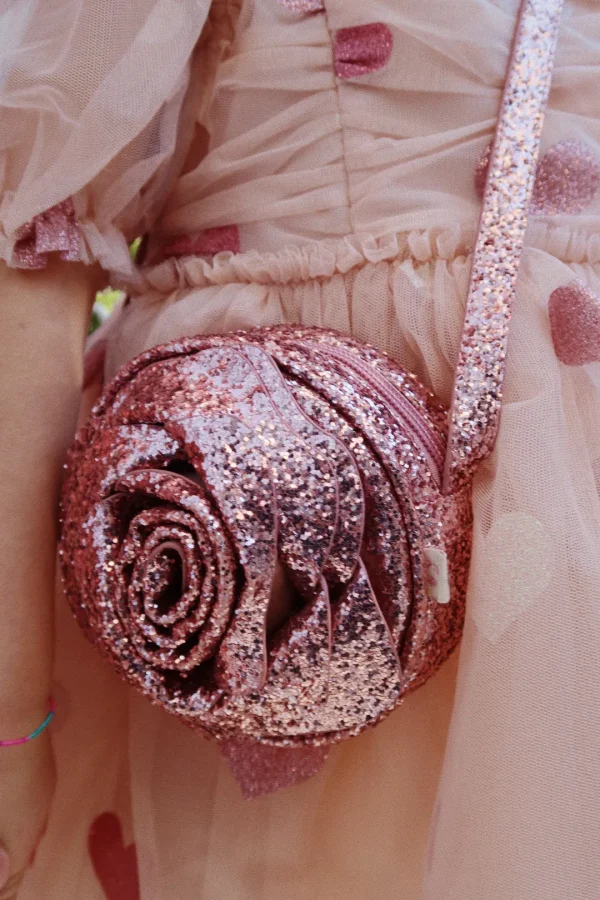 Konges Sløjd Tasker | Accessories | ROSE GLIMMERTASKE - GLITTER ROSE