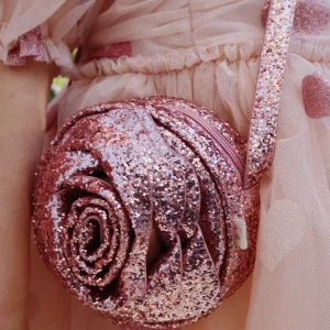 Konges Sløjd Tasker | Accessories | ROSE GLIMMERTASKE - GLITTER ROSE