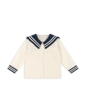 Konges Sløjd Overdele | Sailor bluse - navy blazer