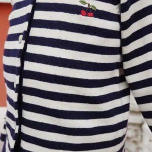 Konges Sløjd Overdele | venton cardigan - NAVY STRIPE